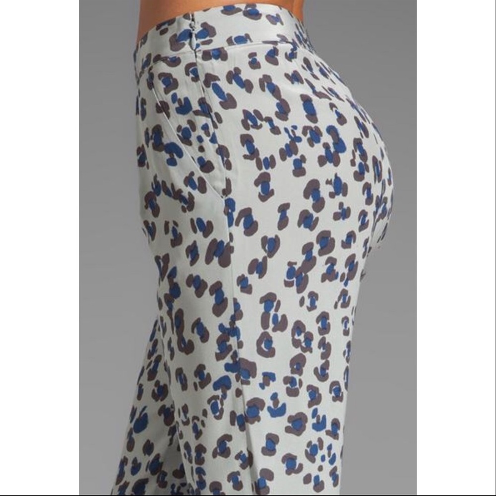 Leopard Silk Pant NWOT